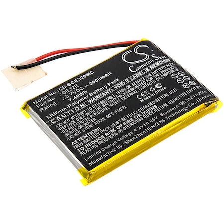 Bsc Preferred Safety Vision Prima Facie SV-PRIMAFACE32E Camera Replacement Battery CS-SCE320MC